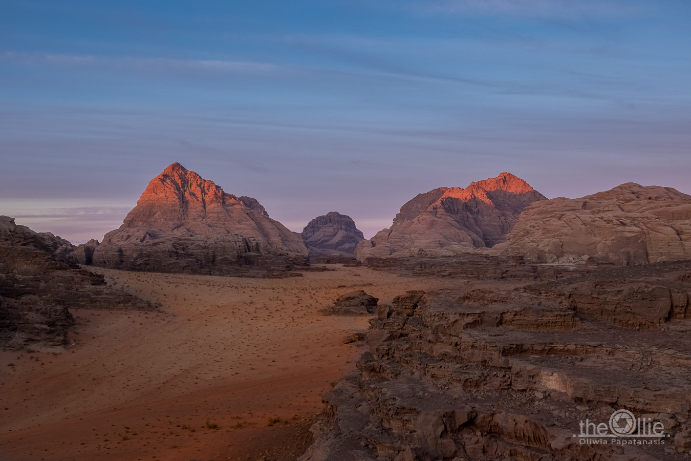 zachód słońca Wadi Rum