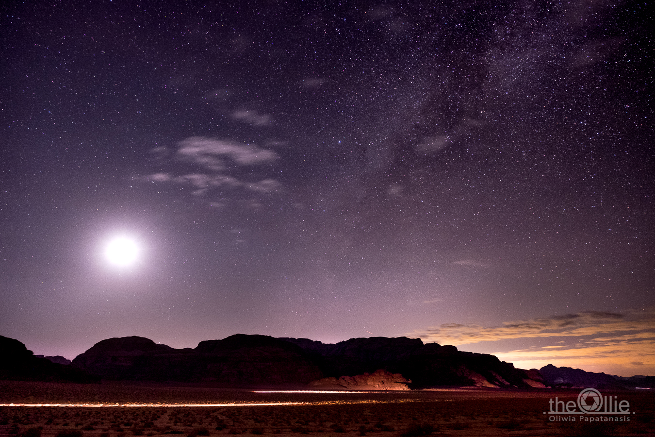 noc na Wadi Rum