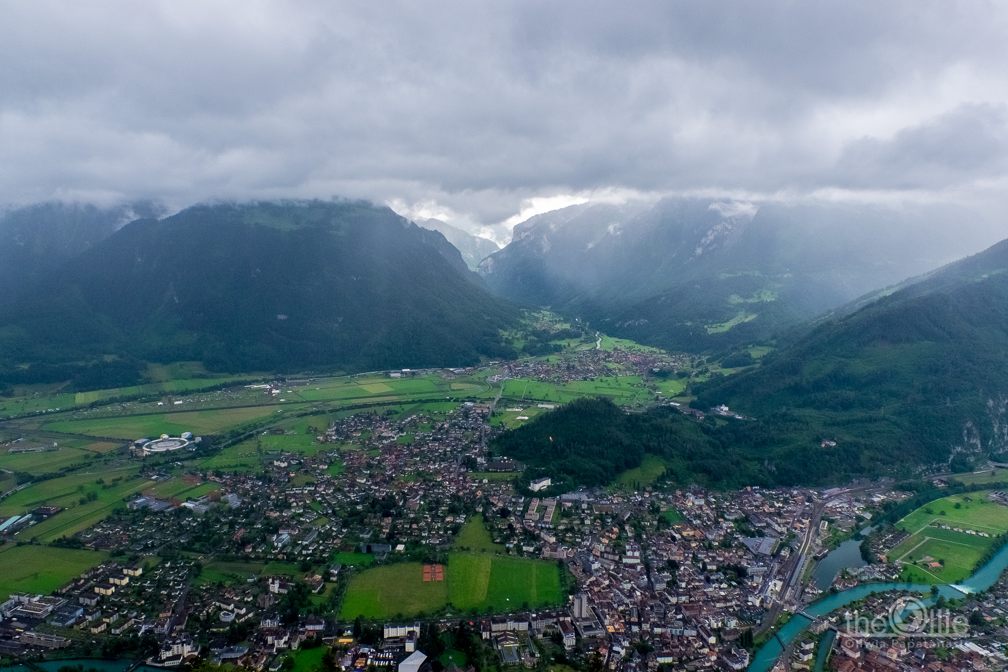 Interlaken Alpy atrakcje Harder Kulm