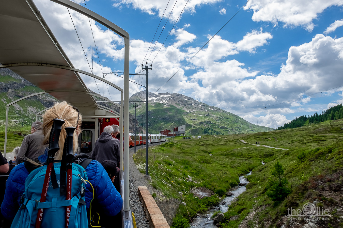 lodowiec Diavolezza pociąg Szwajcaria