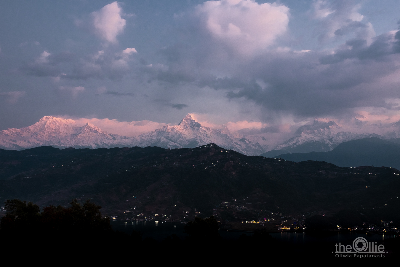 punkt widokowy Pokhara Himalaje